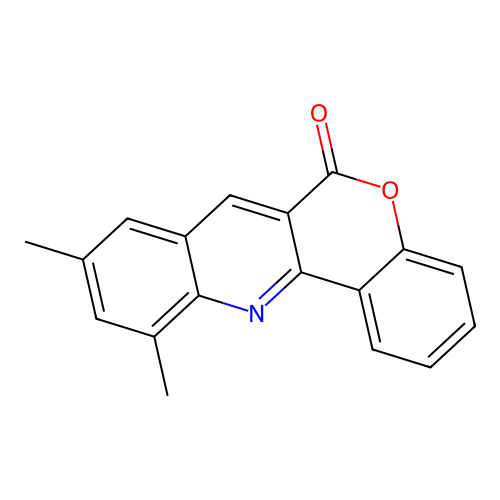 9,11-Dimethylchromeno[4,3-b]quinolin-6-one structure