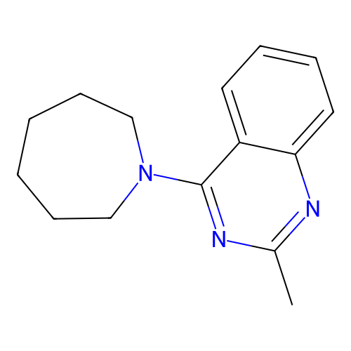 4-(Azepan-1-yl)-2-methylquinazoline structure