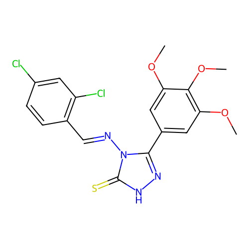 C18H16Cl2N4O3S structure