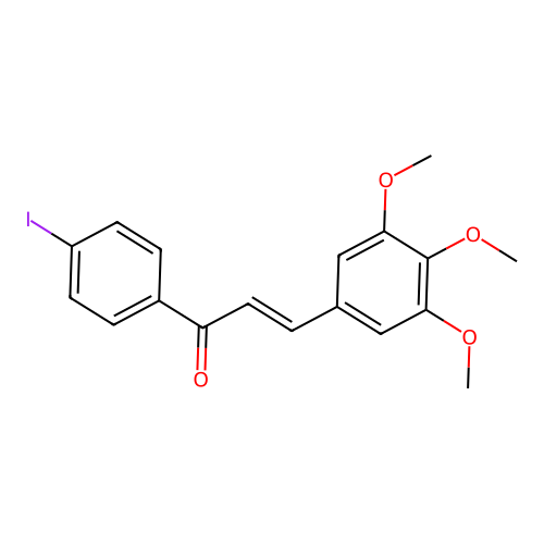 1-(4-Iodophenyl)-3-(3,4,5-trimethoxyphenyl)-2-propen-1-one structure
