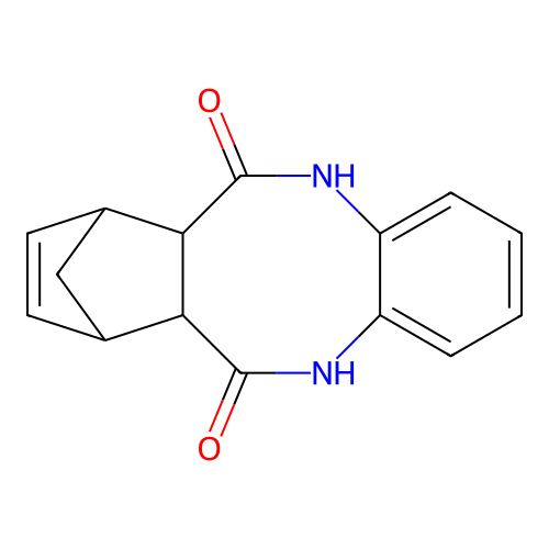 5,6a,7,10,10a,12-Hexahydro-7,10-methanodibenzo[b,f][1,4]diazocine-6,11-dione structure