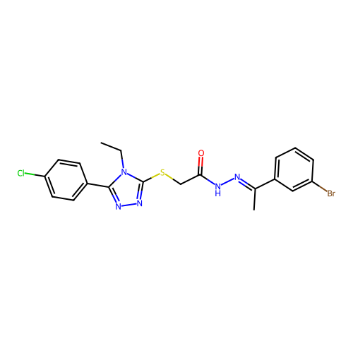 C20H19BrClN5OS structure