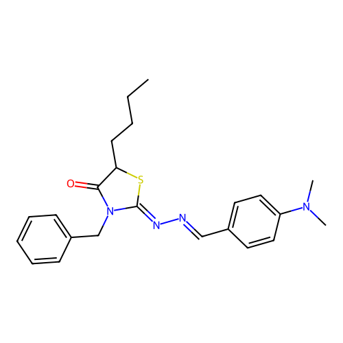 C23H28N4OS structure