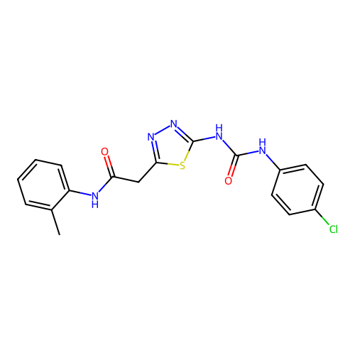 C18H16ClN5O2S structure