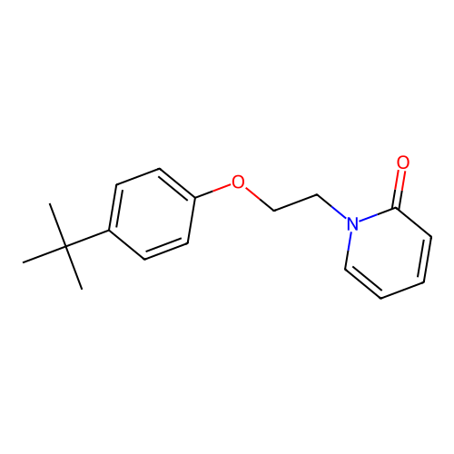 1-[2-(4-tert-Butyl-phenoxy)-ethyl]-1H-pyridin-2-one structure