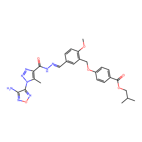 C26H28N8O6 structure