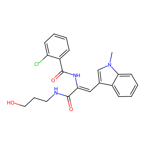 C22H22ClN3O3 structure