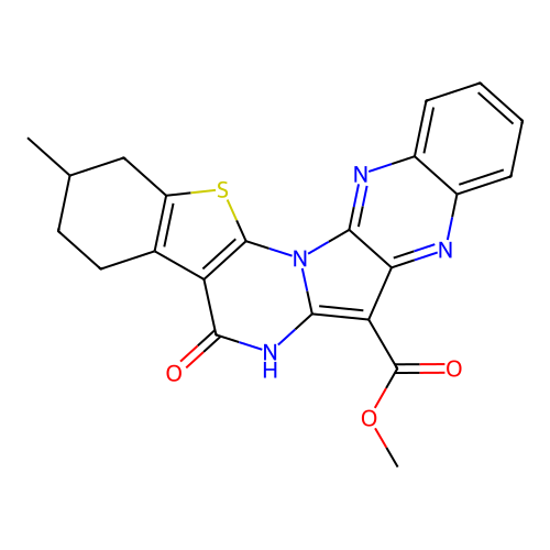 C22H18N4O3S structure