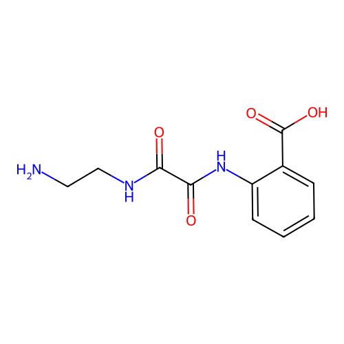 Benzoic acid, 2-[[[(2-aminoethyl)amino]oxoacetyl]amino]- structure