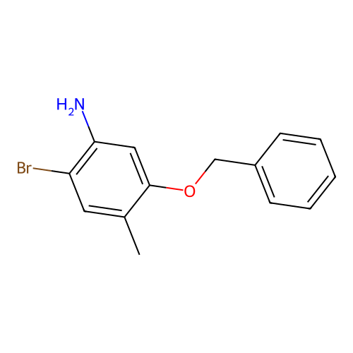5-(Benzyloxy)-2-bromo-4-methylaniline structure