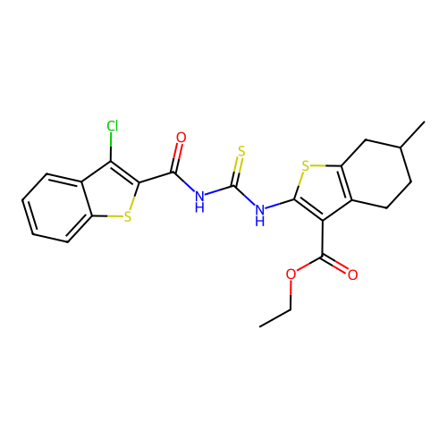 C22H21ClN2O3S3 structure