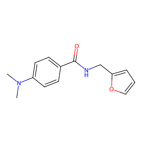 4-(dimethylamino)-N-(furan-2-ylmethyl)benzamide structure
