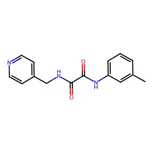 N1-(pyridin-4-ylmethyl)-N2-(m-tolyl)oxalamide structure