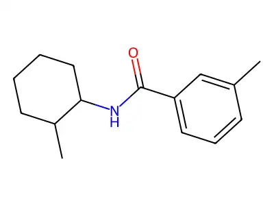 3-methyl-N-(2-methylcyclohexyl)benzamide structure