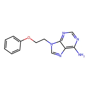 9-(2-苯氧乙基)-9H-嘌呤-6-胺 structure