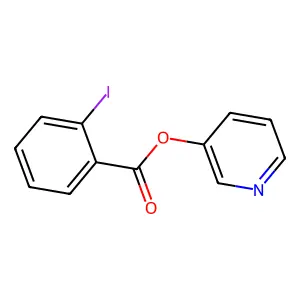 Pyridin-3-yl 2-iodobenzoate structure