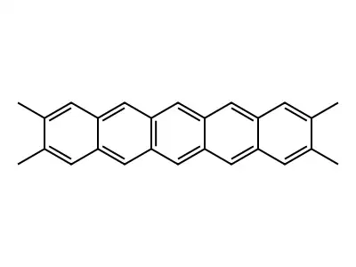 2,3,9,10-Tetramethylpentacene structure