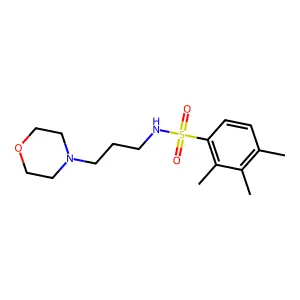 (3-Morpholin-4-ylpropyl)[(2,3,4-trimethylphenyl)sulfonyl]amine structure
