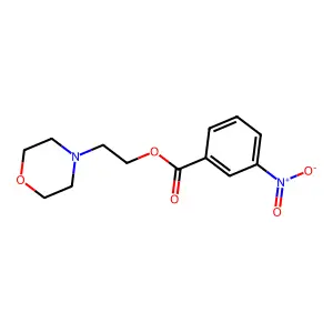 2-Morpholin-4-ylethyl 3-nitrobenzoate structure