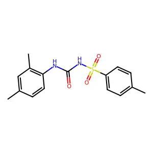 2,4-Dimethyl-1-[({[(4-methylphenyl)sulfonyl]amino}carbonyl)amino]benzene structure