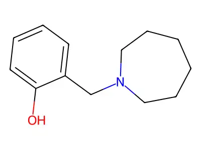 2-((Hexahydro-1H-azepin-1-yl)methyl)phenol structure