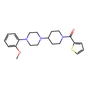 [4-[4-(2-Methoxyphenyl)piperazin-1-yl]piperidin-1-yl]-thiophen-2-ylmethanone structure