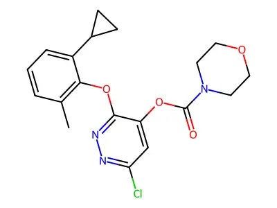 Cyclopyrimorate structure