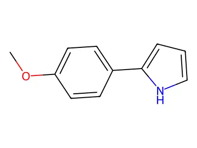 2-(4-methoxyphenyl)-1H-pyrrole structure