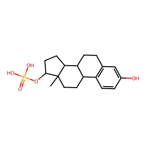 雌二醇磷酸酯 structure