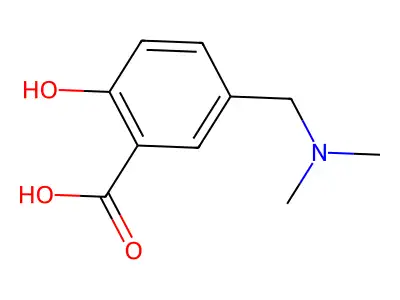 5-[(Dimethylamino)methyl]-2-hydroxybenzoic acid structure