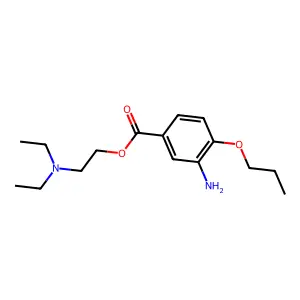 丙美卡因 structure