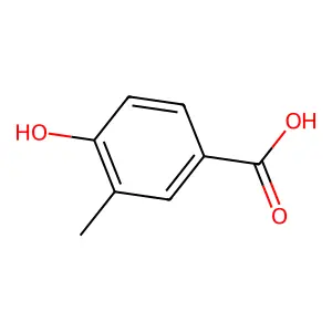 4-Hydroxy-3-methylbenzoic acid structure