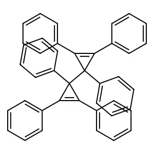 Cyclopropene,bis-3,3'-triphenyl- structure