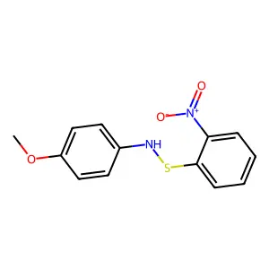 o-Nitrobenzolsulfen-p-anisidid structure