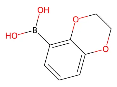 2,3-Dihydro-1,4-benzodioxin-5-ylboronic acid structure