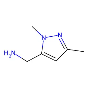 (1,3-Dimethyl-1H-pyrazol-5-yl)methanamine structure