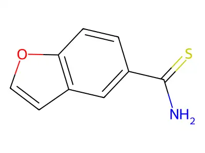 1-Benzofuran-5-carbothioamide structure