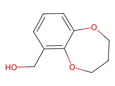3,4-dihydro-2H-1,5-benzodioxepin-6-ylmethanol structure