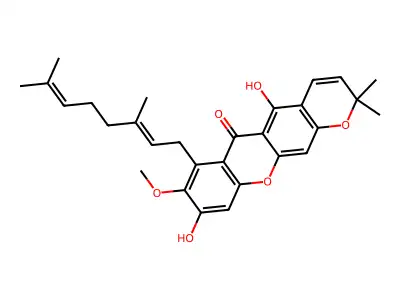 Fuscaxanthone A structure