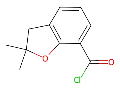 2,2-Dimethyl-2,3-dihydro-1-benzofuran-7-carbonyl chloride structure