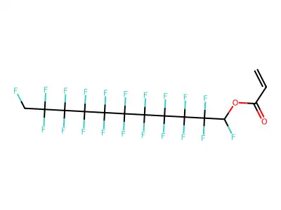 2,2,3,3,4,4,5,5,6,6,7,7,8,8,9,9,10,10,11,11-Icosafluoroundecyl acrylate structure