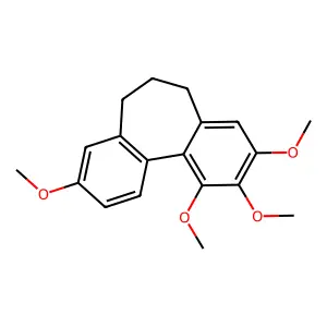 1,2,3,9-Tetramethoxy-6,7-dihydro-5H-dibenzo[a,c][7]annulene structure