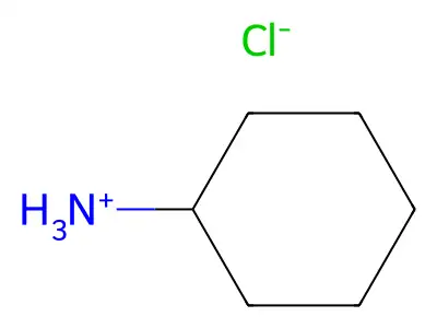 环己基氯化铵 structure