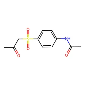 (4-Acetamidophenylsulfonyl)acetone structure
