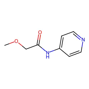 2-methoxy-N-(pyridin-4-yl)acetamide structure