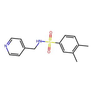 [(3,4-Dimethylphenyl)sulfonyl](4-pyridylmethyl)amine structure
