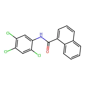 N-(2,4,5-Trichlorophenyl)-1-naphthamide structure