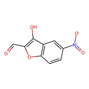 3-Hydroxy-5-nitro-1-benzofuran-2-carbaldehyde structure