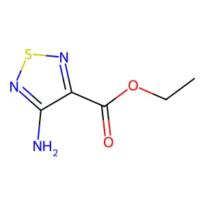 Ethyl 4-amino-1,2,5-thiadiazole-3-carboxylate structure