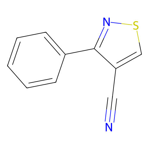 3-Phenylisothiazole-4-carbonitrile structure